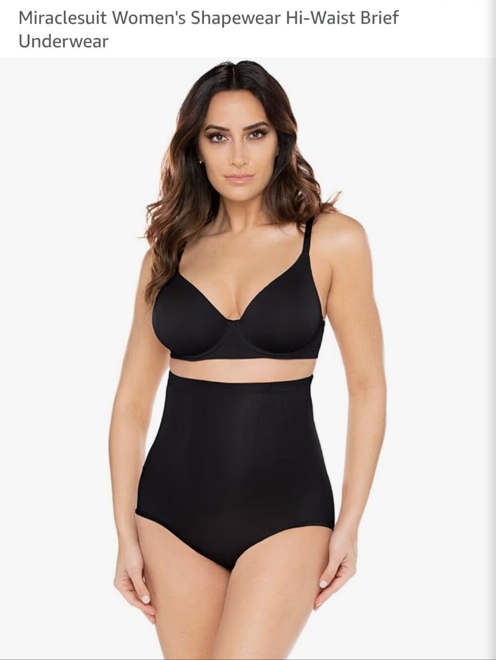 Miraclesuit Black Hi-Waist Shapewear Brief